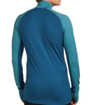 TEE SHIRT ML ZONEKNIT 200 ZIP HOMME ICEBREAKER