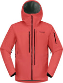 Veste Lofoten Gore-Tex Pro homme Norrøna, coloris Baked Apple, vue de face