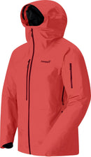 Veste Lofoten Gore-Tex Insulated homme Norrøna, coloris Baked Apple, vue de trois-quarts