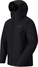 Veste Lofoten Gore-Tex Insulated homme Norrøna, coloris Caviar Black, vue de trois-quarts