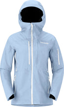 Veste Lofoten Gore-Tex Insulated femme Norrøna, coloris Cashmere Blue, vue de face