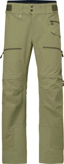 Pantalon Lofoten Flex1 homme Norrøna, coloris Deep Lichen Green, vue de face