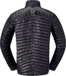 Doudoune Trollveggen Down800 Super Light homme Norrøna, coloris Caviar Black, vue de dos