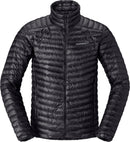 Doudoune Trollveggen Down800 Super Light homme Norrøna, coloris Caviar Black, vue de face
