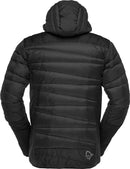 Doudoune Falketind Down750 homme Norrøna, coloris Caviar Black, vue de dos
