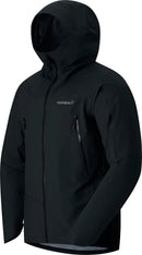 Veste Falketind Gore-Tex homme Norrøna, coloris Caviar Black, vue de trois-quarts