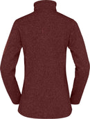 Polaire Femund Warm2 femme Norrøna, coloris Port, vue de dos