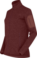 Polaire Femund Warm2 femme Norrøna, coloris Port, vue de trois-quarts
