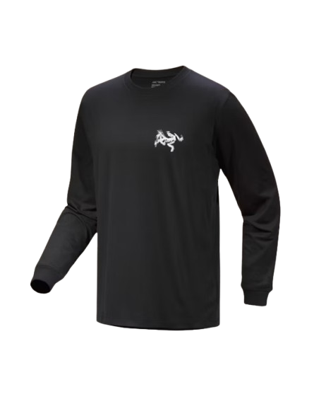 TEE SHIRT ML KRAGG COTTON BIRD TILE ARC'TERYX HOMME