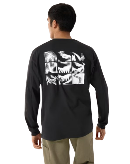 TEE SHIRT ML KRAGG COTTON BIRD TILE ARC'TERYX HOMME