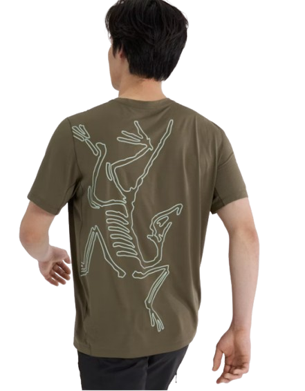 TEE SHIRT MC CORMAC ARC BIRD LOGO ARC'TERYX HOMME