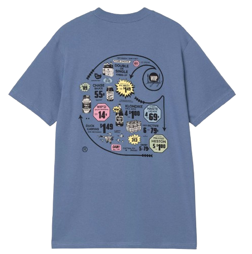TEE SHIRT CATALOGUE C LOGO HOMME CARHARTT WIP