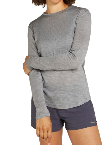 TEE SHIRT ML MER 125 COOL-LITE SPHERE III FEMME ICEBREAKER