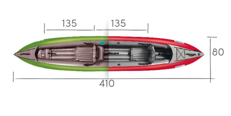 BATEAU KAYAK SOLAR GUMOTEX