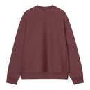 American Script Sweatshirt Carhartt WIP, coloris Amarone, vue de dos