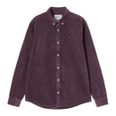 L/S Madison Cord Shirt Carhartt WIP, coloris violet