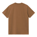 S/S Pocket T-Shirt Carhartt WIP, coloris WIP H Brown, vue de dos