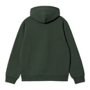Hooded Carhartt Sweatshirt Carhartt WIP, coloris vert, vue de dos