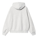 Women's Hooded Casey Sweatshirt Carhartt WIP, coloris gris, vue de dos