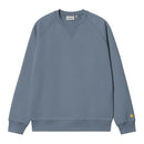 Chase Sweatshirt Carhartt WIP, coloris bleu
