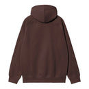 Hooded Chase Sweatshirt Carhartt WIP, coloris bordeaux, vue de dos