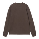 L/S Vista Waffle T-Shirt Carhartt WIP, coloris Tobacco, vue de dos