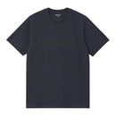 S/S Script T-Shirt Carhartt WIP, coloris bleu