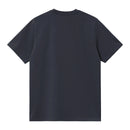 S/S Script T-Shirt Carhartt WIP, coloris bleu, vue de dos