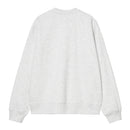 Mack Sweatshirt Carhartt WIP, coloris Ash Heather / Black, vue de dos