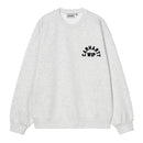 Arch Script Sweatshirt Carhartt WIP, coloris Ash Heather / Dark Navy