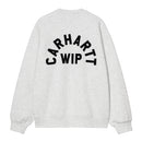 Arch Script Sweatshirt Carhartt WIP, coloris Ash Heather / Dark Navy, vue de dos