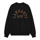Arch Script Sweatshirt Carhartt WIP, coloris Black / Hamilton Brown, vue de dos