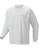 Tee-shirt Kragg Cotton ML homme Arc'teryx, coloris White Light / Larch