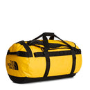 Sac duffel Base Camp 132L - XL The North Face, coloris Summit Gold / TNF Black, vue de côté