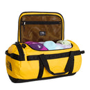 Sac duffel Base Camp 132L - XL The North Face, coloris Summit Gold / TNF Black, vue intérieure