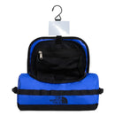 Trousse de toilette de voyage Base Camp - L The North Face, coloris TNF Blue / TNF Black, ouverte
