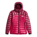Veste à capuche en duvet Summit Breithorn pour femme The North Face, coloris Lali Guran / Burgundy Crush, vue de face