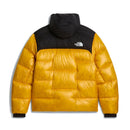 Veste Summit Nuptse pour homme The North Face, coloris Summit Gold / TNF Black, vue de dos