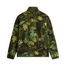Polaire Glacier Novelty à fermeture zippée 1/4 avec logo imprimé pour homme The North Face, coloris New Taupe Green Yosemite Oak Print, vue de dos