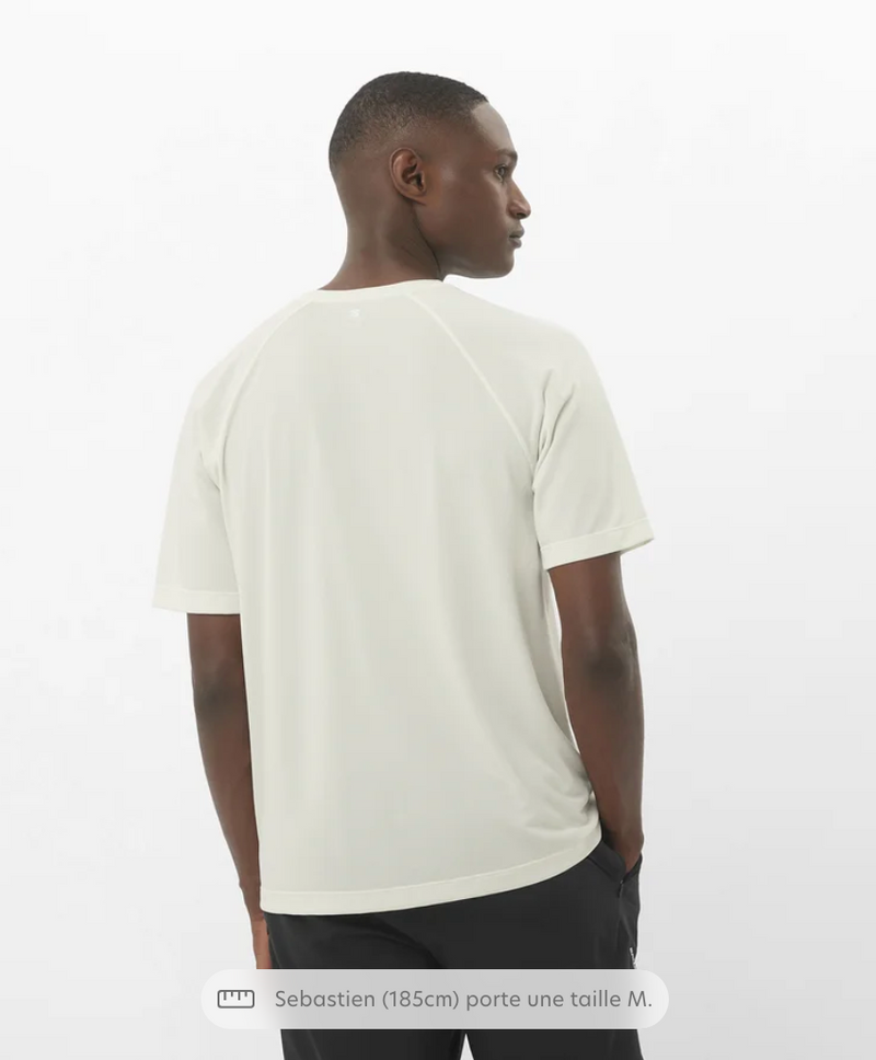 TEE SHIRT MC SHKOUT CORE RUN HOMME SALOMON