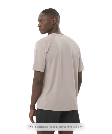 TEE SHIRT MC SHKOUT CORE RUN HOMME SALOMON