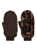 Fur Mitts Barts, coloris Print Brown