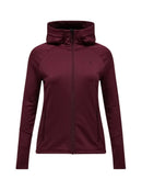 Polaire Rider Essentials Zip Hood Femme Peak Performance, vue face