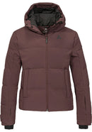 Veste de ski Style Lumineo femme Schöffel lie-de-vin (face)