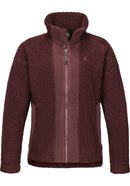 Veste polaire CIRC Style Kalmor femme Schöffel lie-de-vin (face)