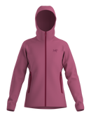 Polaire Kyanite Hoody femme Arc'teryx, coloris Lt Renegade / Renegade, vue de face