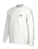 Tee-shirt Kragg Cotton ML homme Arc'teryx, coloris White Light / Black