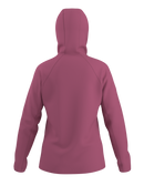 Polaire Kyanite Hoody femme Arc'teryx, coloris Lt Renegade / Renegade, vue de dos