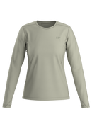 T-shirt Sunna Crew ML femme Arc'teryx, coloris Habitat, vue de face